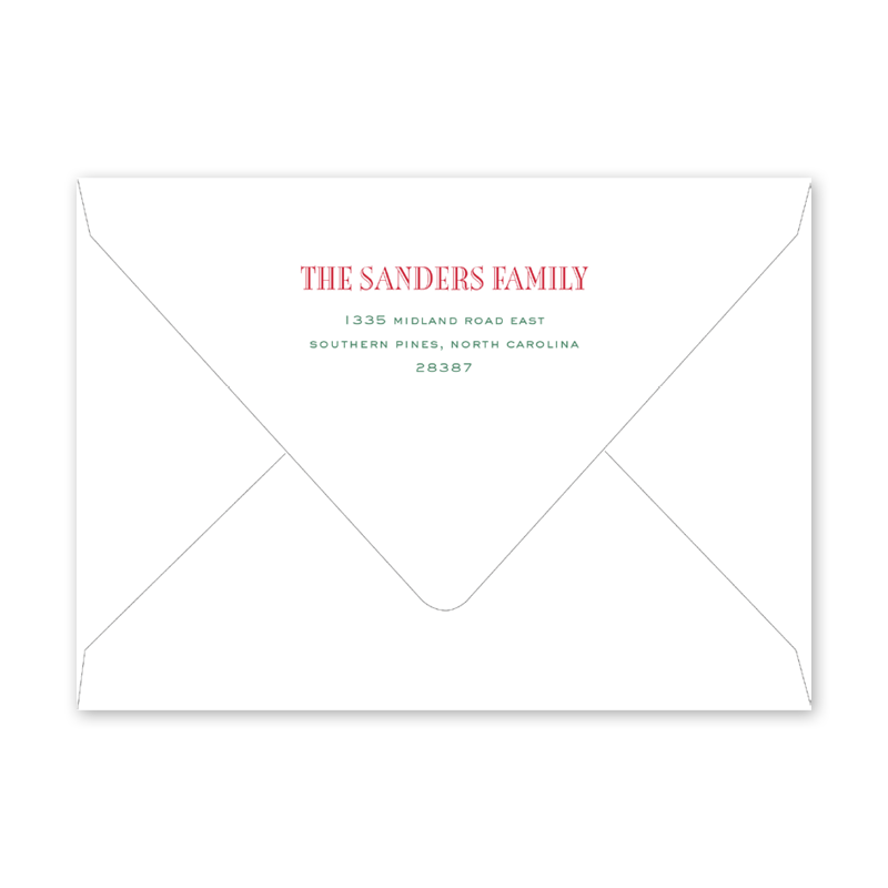 Christmas Farm Barn Envelopes– Dogwood Hill
