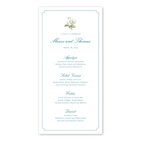 Winchester Menu