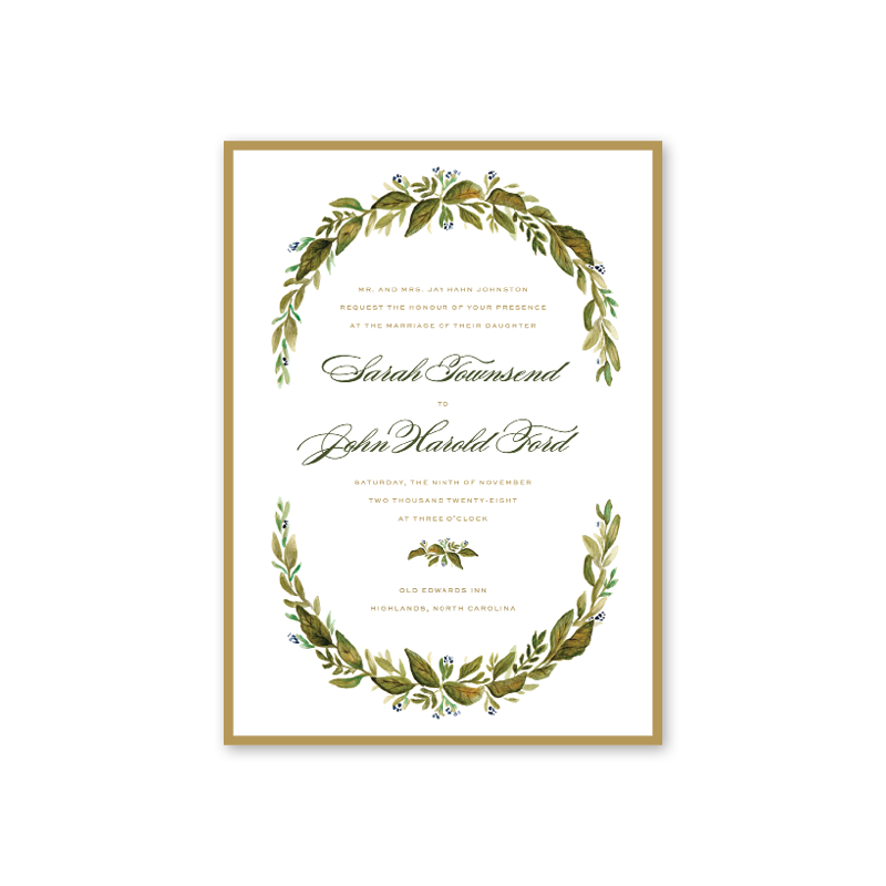 Botanic Wedding Invitation