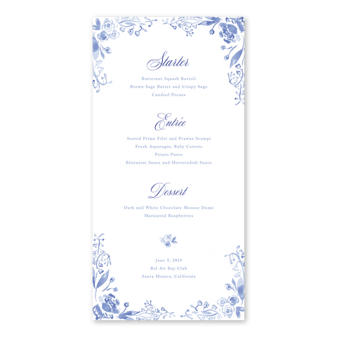 Rosalie Menu