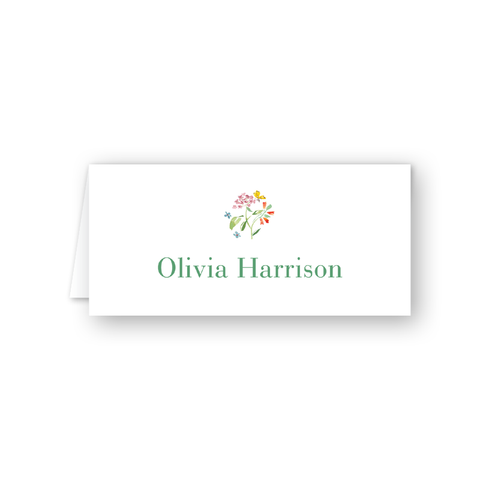 Hummingbird Blossom Place Cards