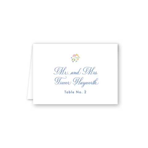 Hummingbird Vine Blossom Escort Cards