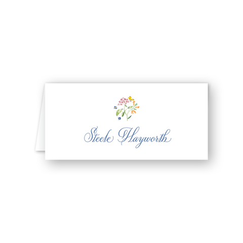 Hummingbird Vine Blossom Place Cards