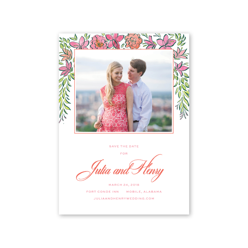 Azalea Save The Date with Photo