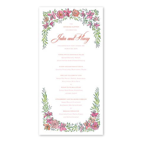 Azalea Menu