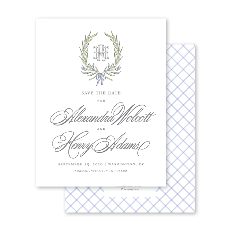 Alexandra Wreath Save The Date