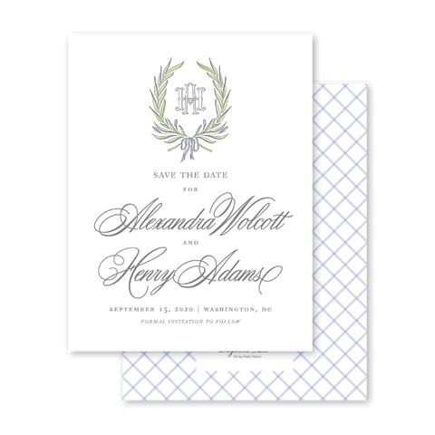 Alexandra Wreath Save The Date