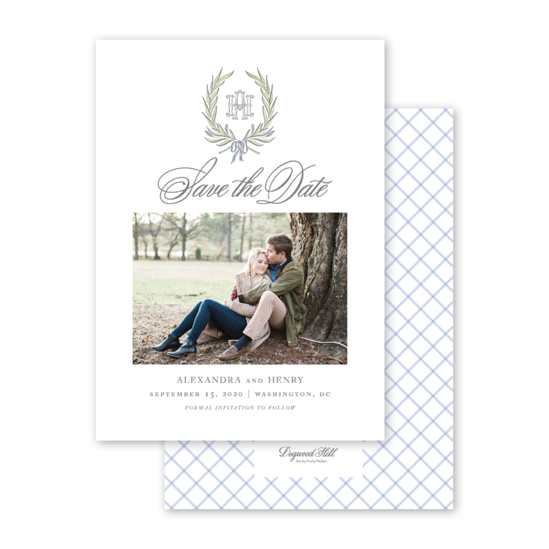 Alexandra Wreath Photo Save The Date