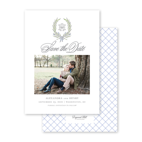 Alexandra Wreath Photo Save The Date