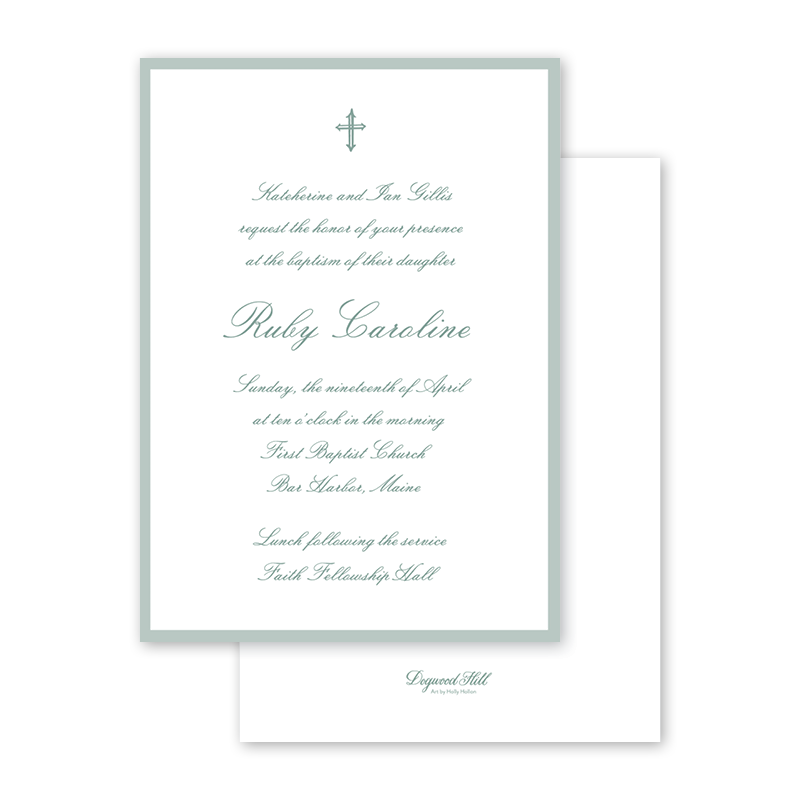 Avonlea Script Baptism– Dogwood Hill