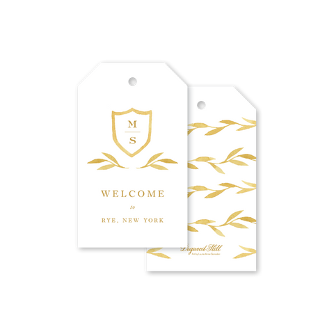 Filigree Crest Gift Tags