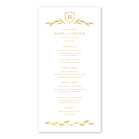 Filigree Menu