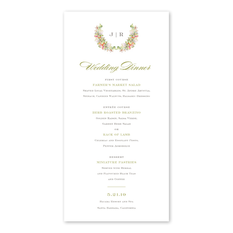 Protea Menu