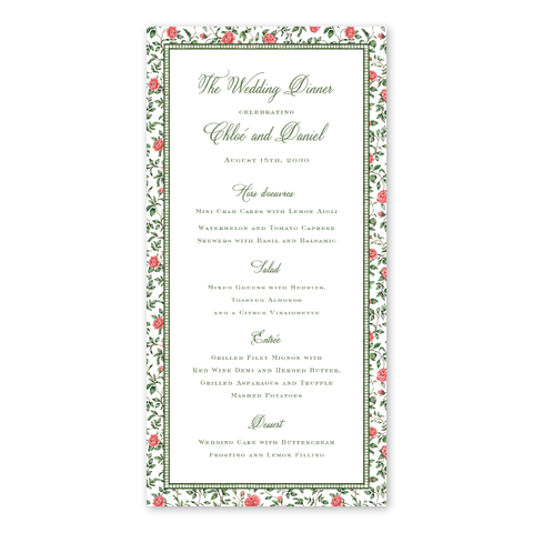 Maison Border Menu