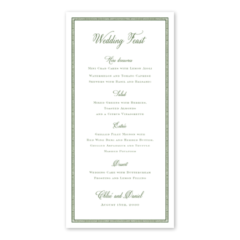 Maison Menu