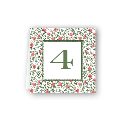 Maison Border Square Table Numbers