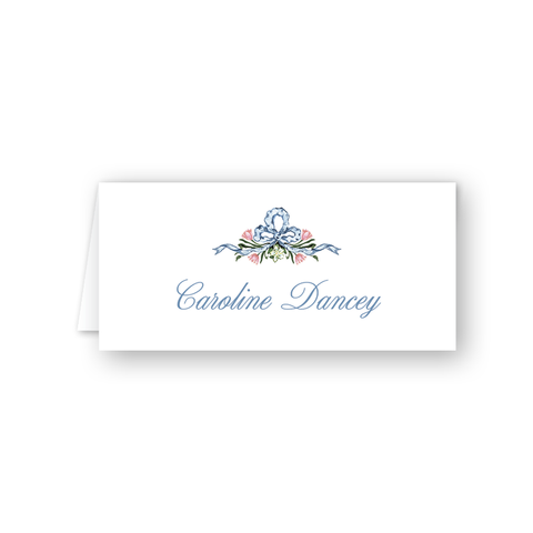 Joie Bleue Bow Place Cards