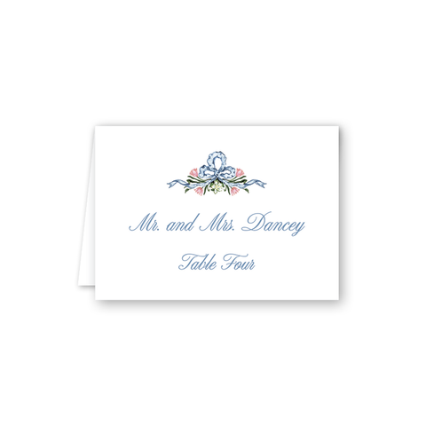 Joie Bleue Bow Escort Cards