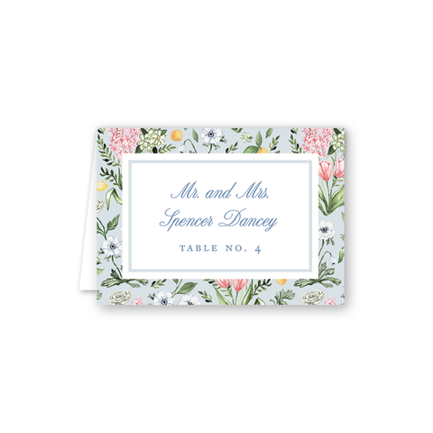 Joie Bleue Escort Cards
