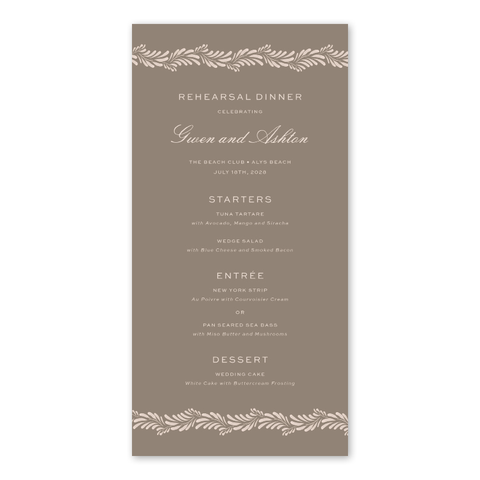 Chic Menu
