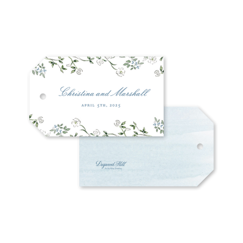 Treillis Floral Gift Tags