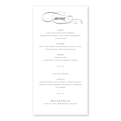 Classic Cross Menu