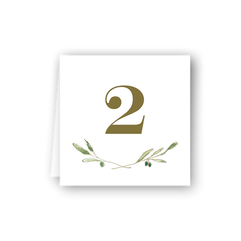 Oliva Table Numbers
