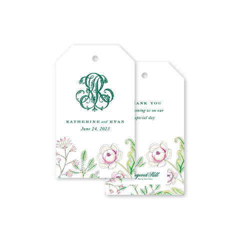 Caroline Monogram Gift Tags
