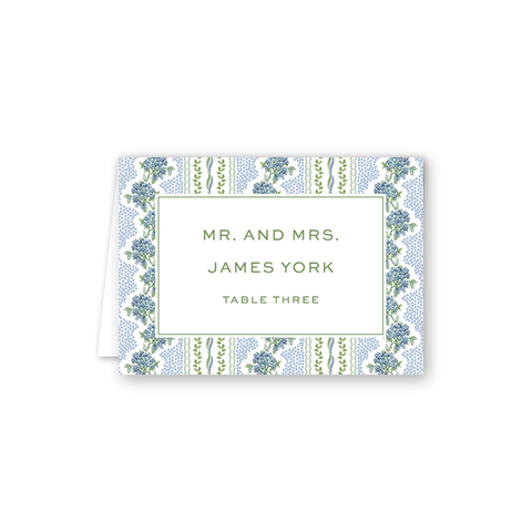 Christine Hydrangea Escort Cards