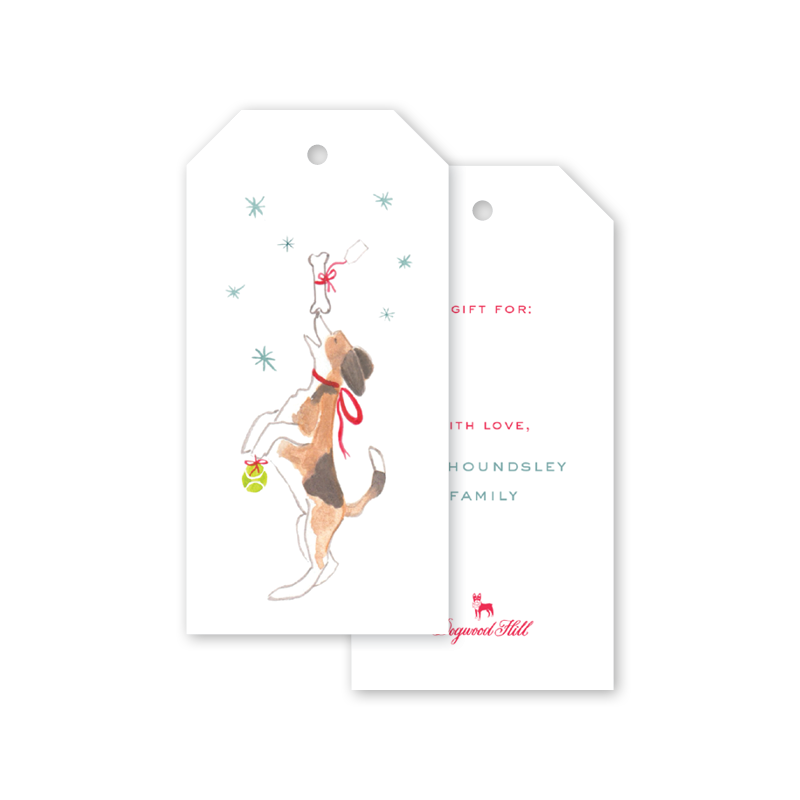 Pups and Presents Beagle Gift Tags Dogwood Hill