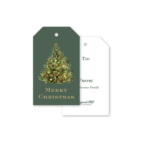 Nordic Christmas Tree Gift Tags– Dogwood Hill