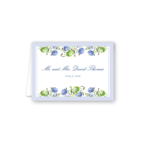 Hydrangea Escort Card