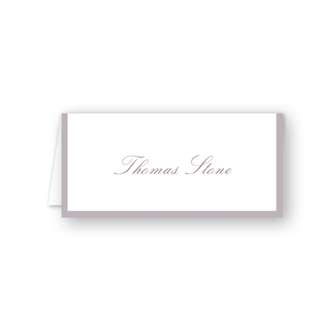 Lavender Place Card