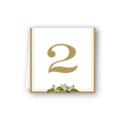 Botanic Table Numbers