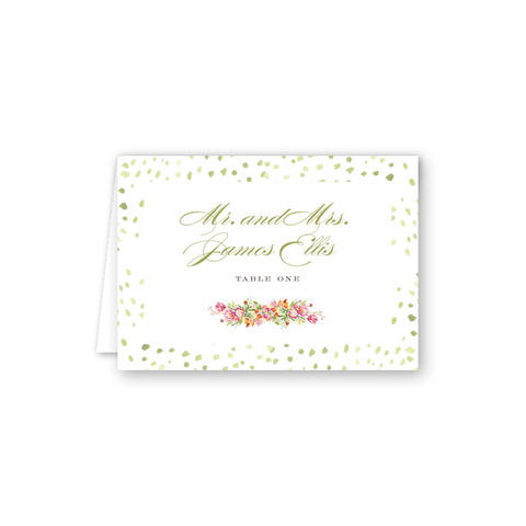 Protea Escort Card