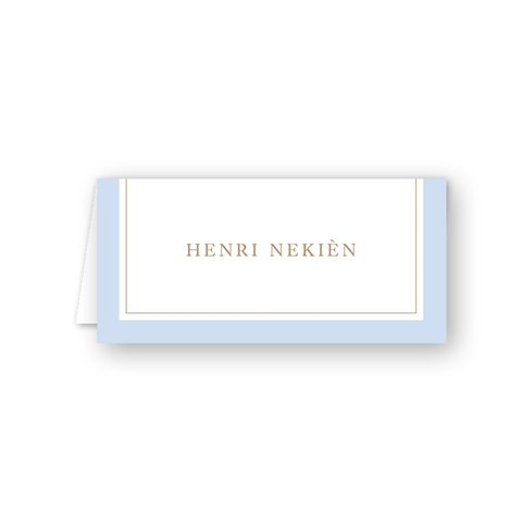 Campagne Light Blue Place Card
