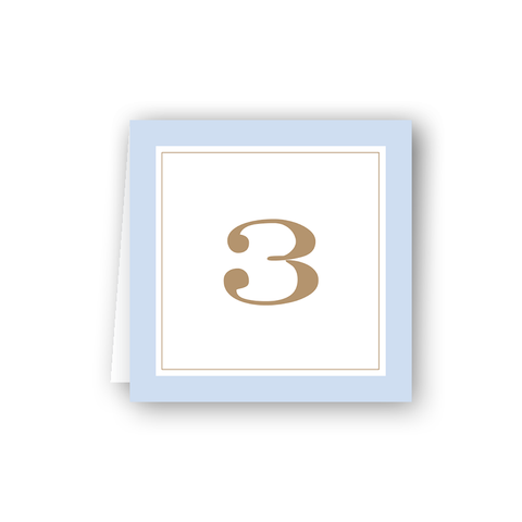 Campagne Table Numbers