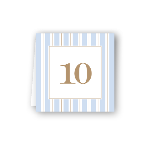 Campagne Striped Table Numbers