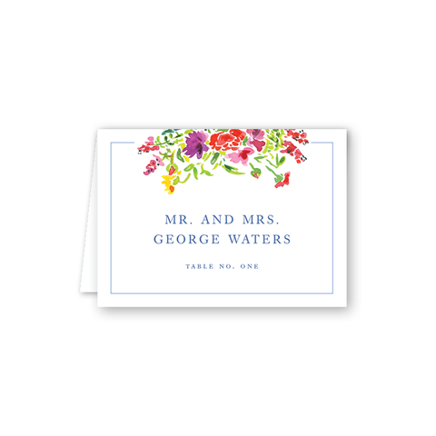 Bougainvillea Escort Card