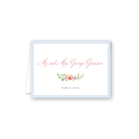 Wildflower Escort Card