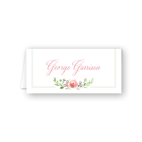 Wildflower Place Card