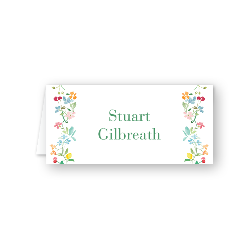 Jardin Coloré Place Card
