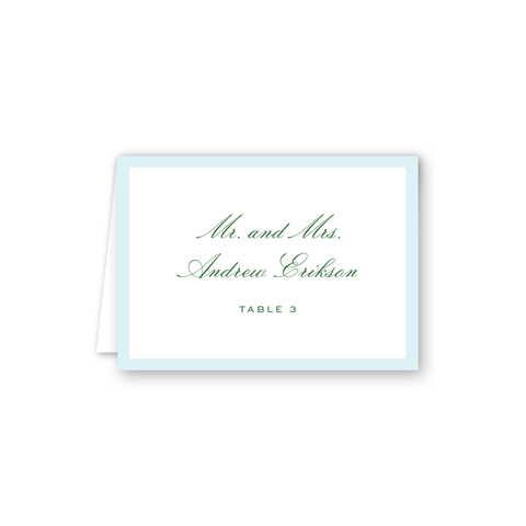 Chintz Border Escort Card
