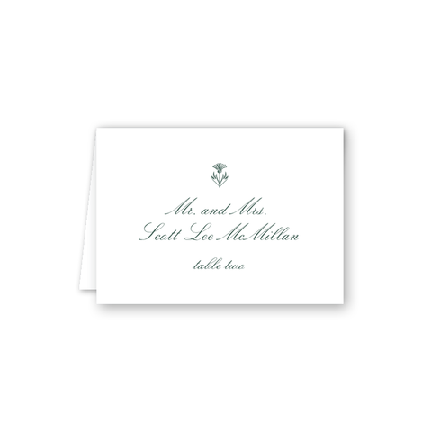 Burnett Escort Card