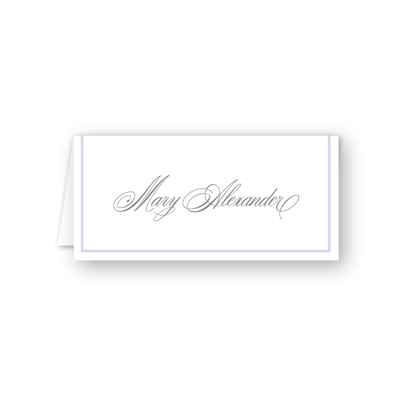 Alexandra Border Place Card
