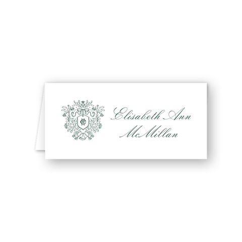 Burnett Crest Place Card