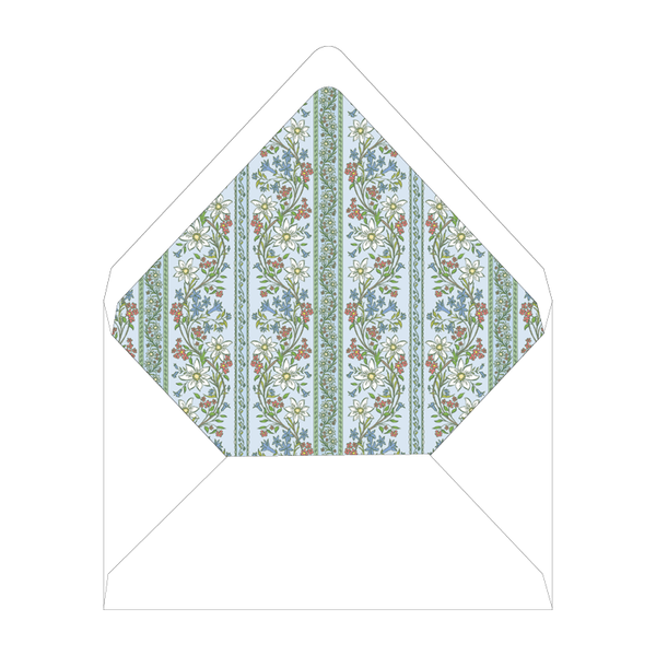 Chalet Chintz Scallop Trim Invitation– Dogwood Hill