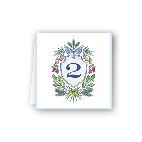 Georgia Crest Table Numbers