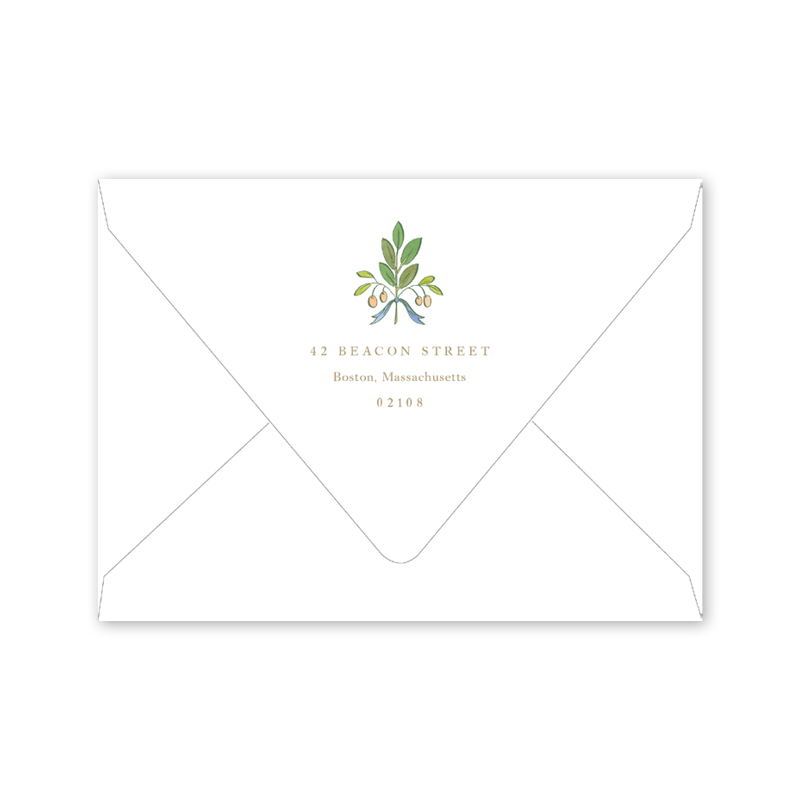 Moving Topiary Hoilday Trimmings Topiary Moving Announcement Envelopes– Dogwood Hill