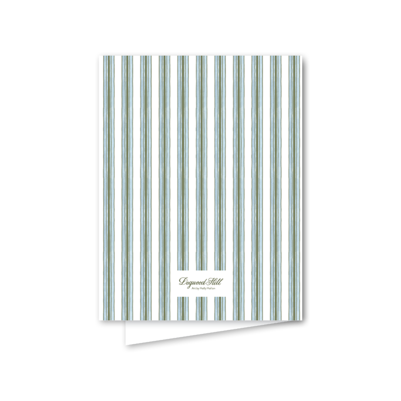 Quincy's Cottage Folded Birth Announcement Dogwood Hill